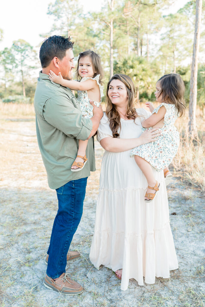 South Florida Maternity photo session during golden hour.