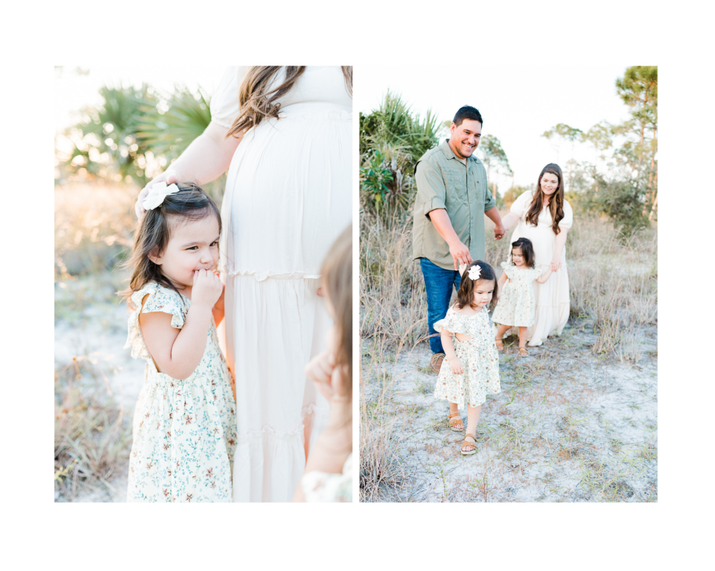 South Florida Maternity photo session during golden hour.