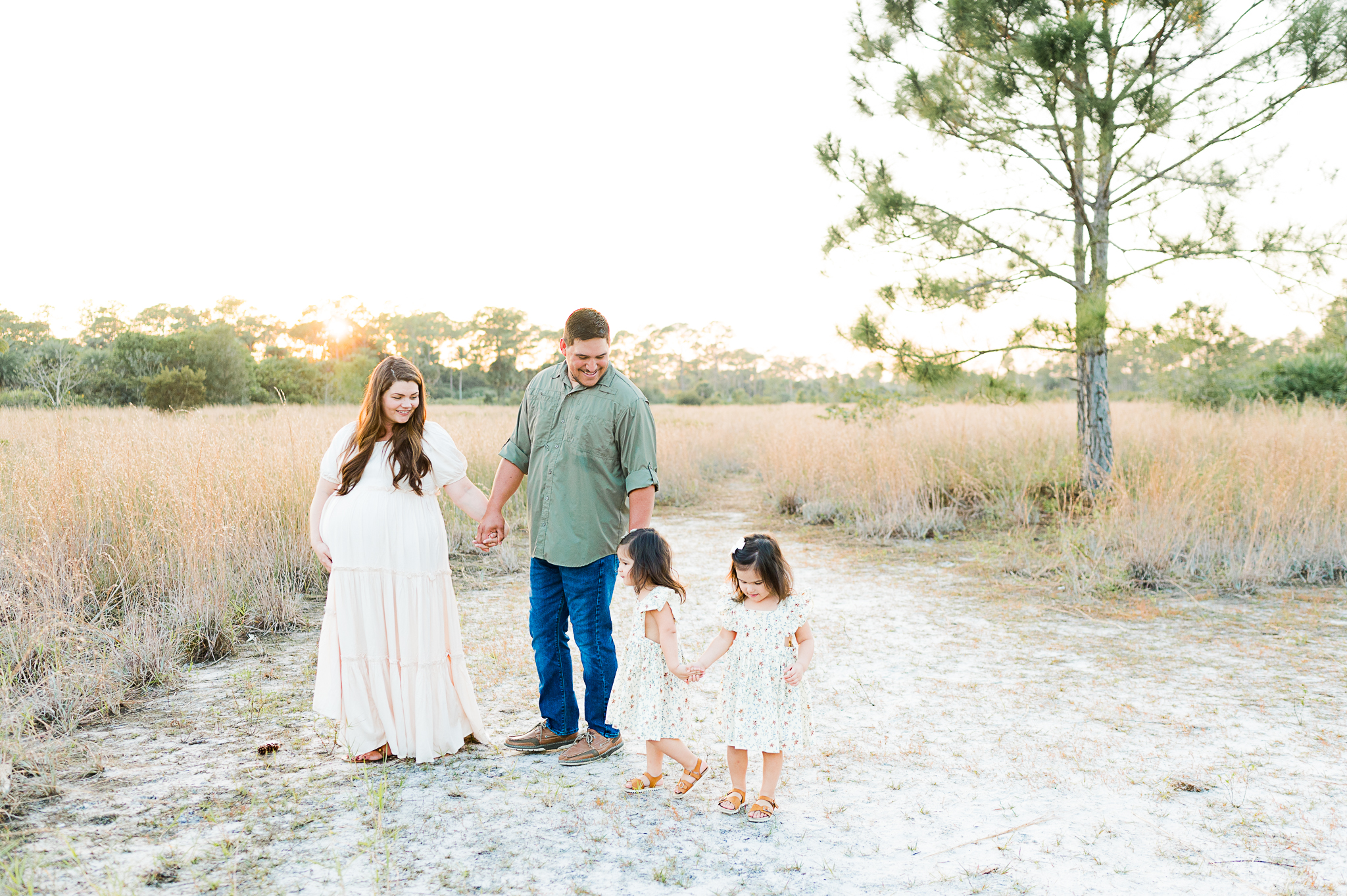 South Florida Maternity session during golden hour.